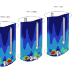 Mixing and simulating stirred vessels for process engineering