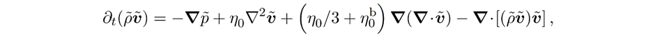 nonlinear Navier─Stokes equation