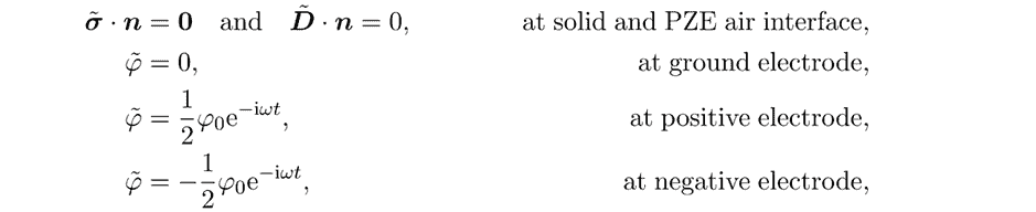  piezoelectric electrode interface